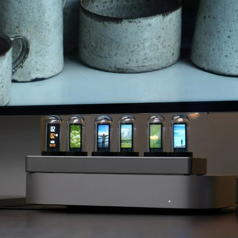 Smart LED Desk Alarm Clock with Weather Display and Calendar