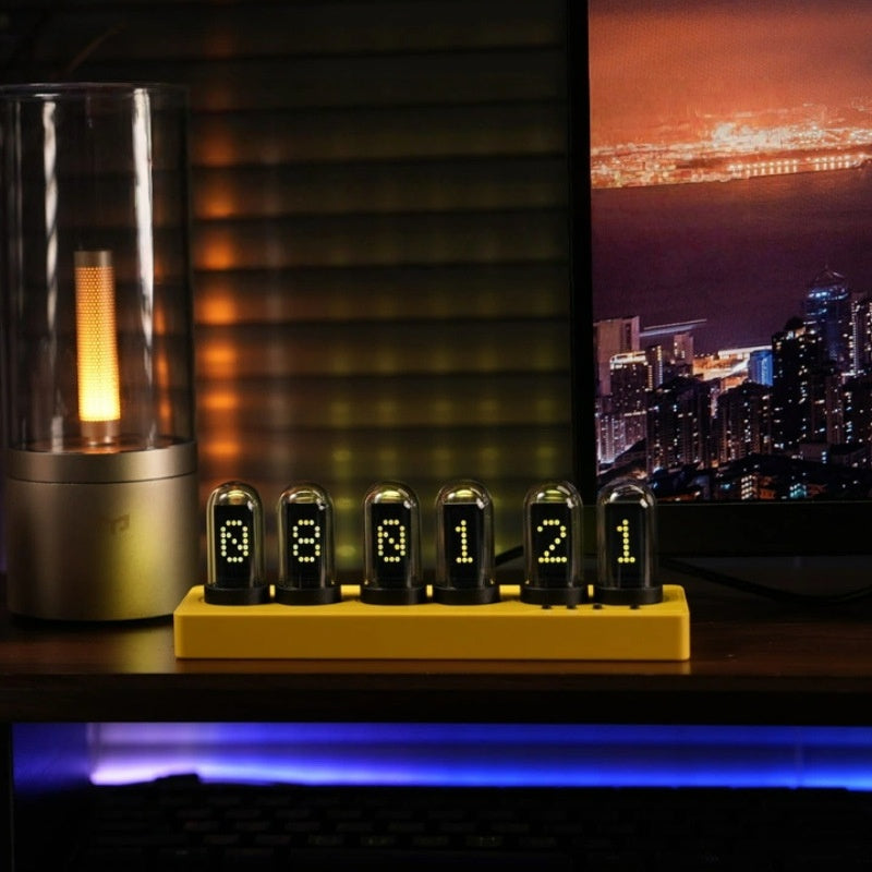 Smart LED Desk Alarm Clock with Weather Display and Calendar