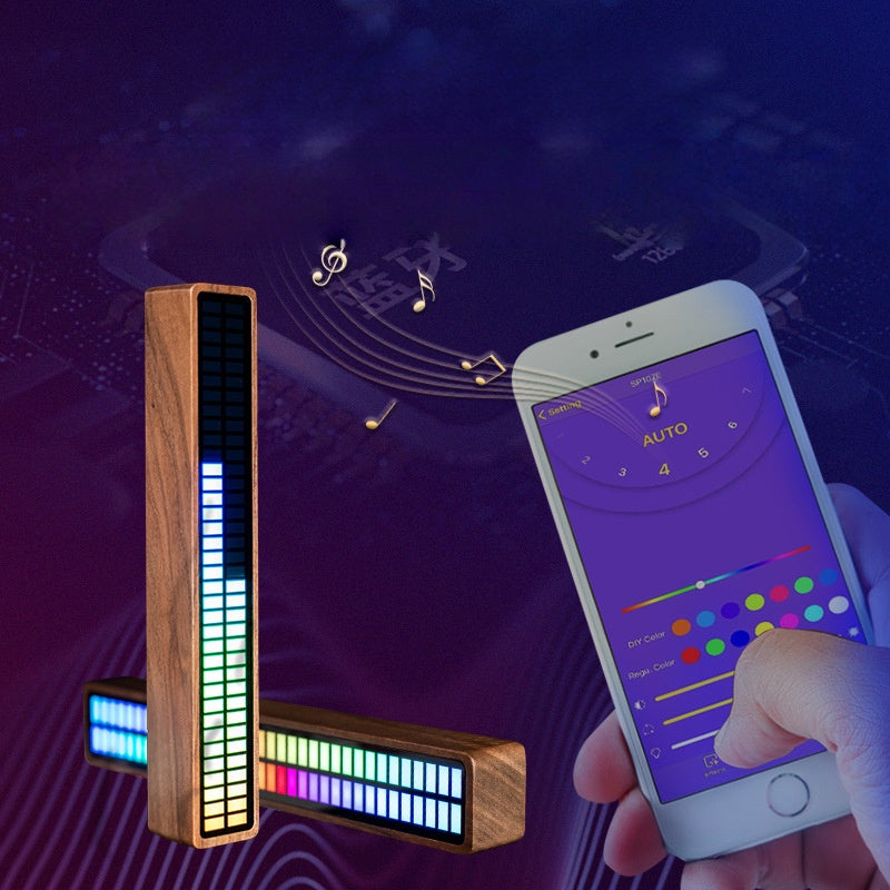 RGB Sound Reactive Music Rhythm Light with Bluetooth App Control