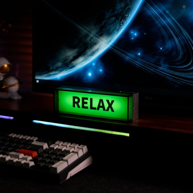 Aluminum Alloy Mini Desktop Ambient Light Box for Gaming Setup